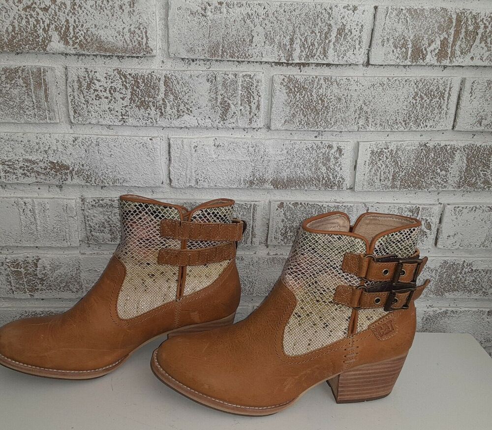 Caterpillar Cat Women's Strappy Bootie Sz 7 Very Gently Loved